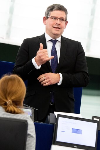 Fotografia 15: Plenary Session - Rule of Law situation in the European Union and the application of the conditionality regulation 2020/2092