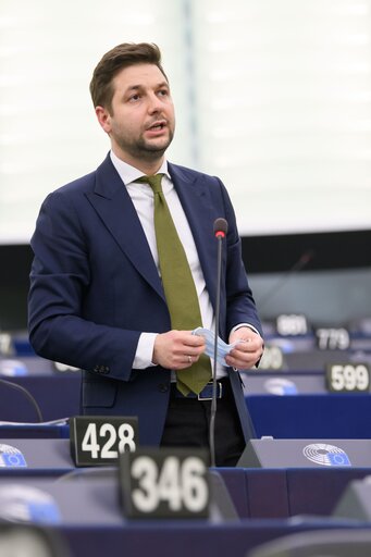 Fotografia 14: EP Plenary session - Ongoing hearings under Article 7(1) TEU regarding Poland and Hungary