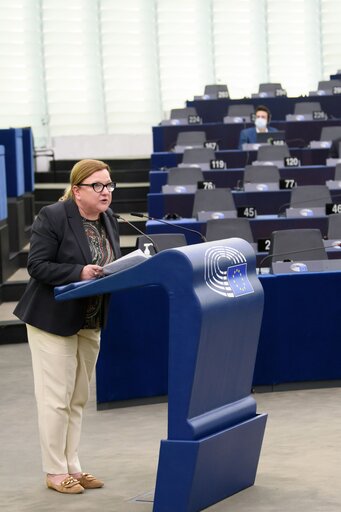Fotografia 5: EP Plenary session - Ongoing hearings under Article 7(1) TEU regarding Poland and Hungary