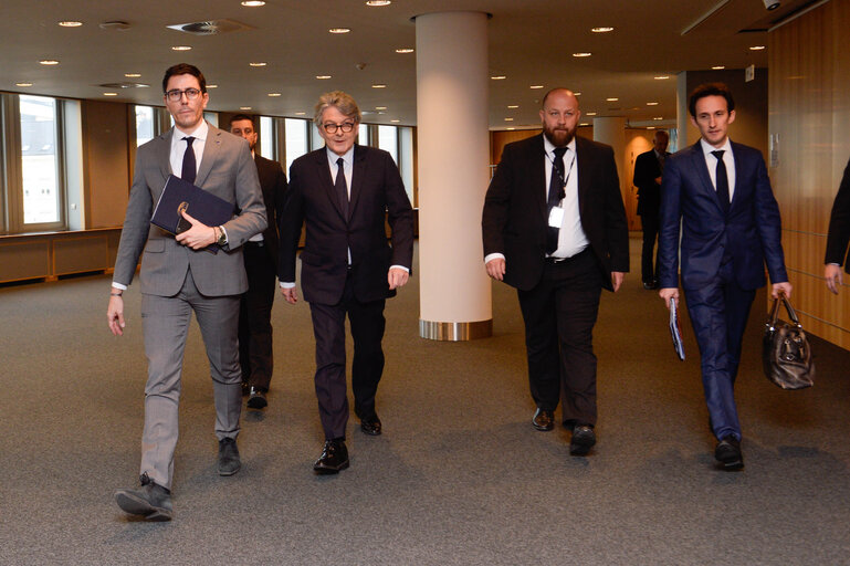 Hearing of Thierry BRETON, Commissioner-designate, Internal Market - Arrival