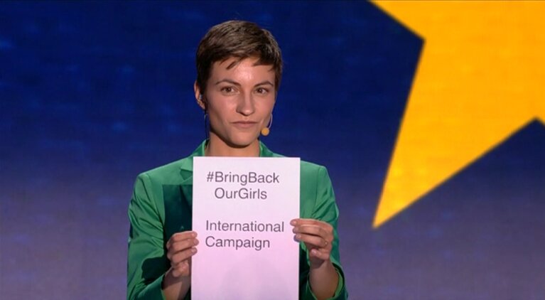 Bring Back Our Girls_campaign - EE2014 - Eurovision debate between candidates for the Presidency of the European  Commission