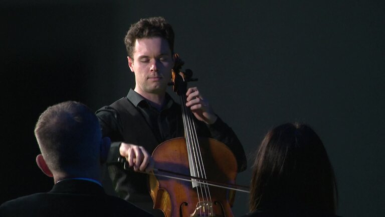 International Holocaust Remembrance Day - Cello concert by Sam Lucas playing the works of Pál Hermann (1902-1944): extracts from the concert
