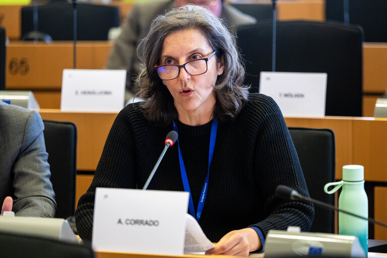 Fotografi 1: ECON ENVI - Exchange of views with Maria Luís Albuquerque, Commissioner for Financial Services and the Savings and Investments Union, on the draft Commission Delegated Regulation