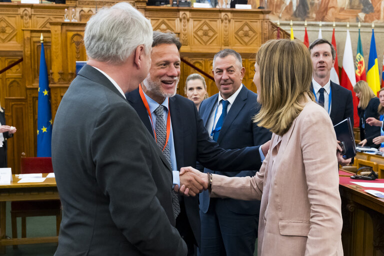 Billede 13: European Speakers Conference in Budapest (Hungary) - Attendance of Roberta METSOLA, EP President at the Opening Session titled ‘Challenges Facing Europe’