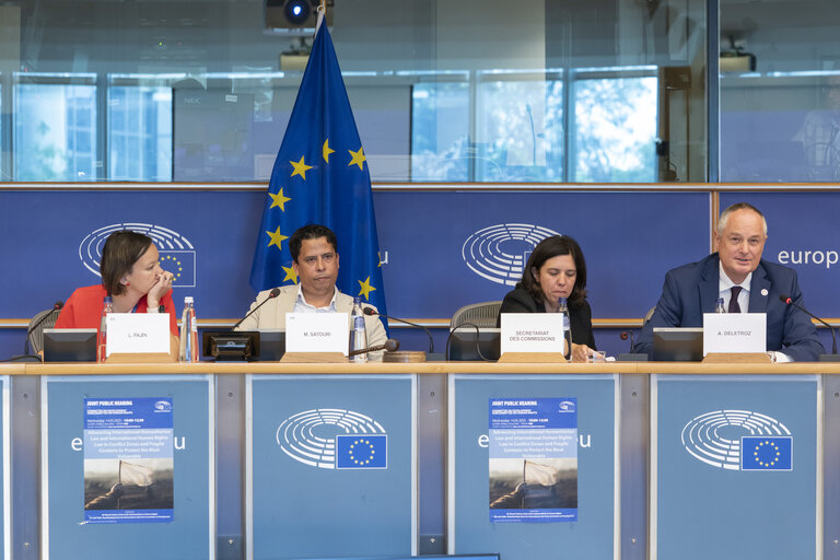 Fotografi 6: DROI DEVE public hearing on “advancing International, Humanitarian Law and International Human Rights Law in Conflict Zones and Fragile Contexts to Protect then Most Vulnerable”