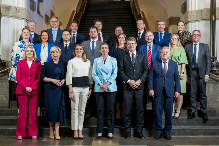 Fotografija 5: EP Conference of Presidents meets with the incoming Danish Presidency of the Council - Meeting with Meeting with Mette FREDERIKSEN, Danish Prime Minister and Danish Government
