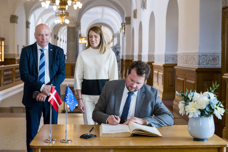 Fotografia 19: EP Conference of Presidents meets with the incoming Danish Presidency of the Council - Meeting with Søren GADE, Speaker of the Danish Parliament, and members of political groups of the Danish Parliament